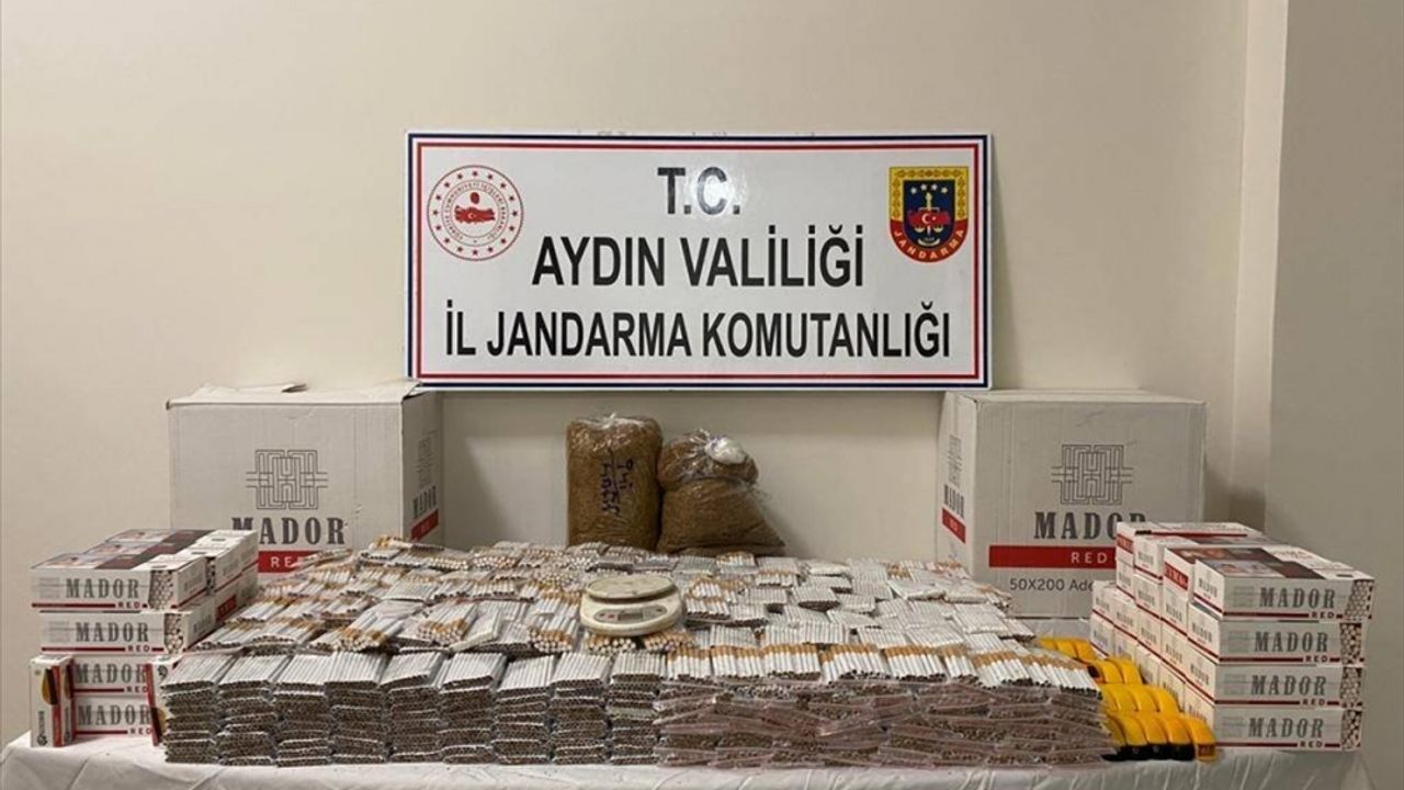 Aydın'da 1790 paket kaçak sigara ele geçirildi
