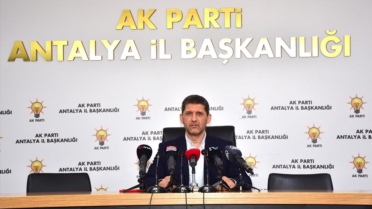 ANTALYA - AK Parti Antalya İl Başkanı Ali Çetin seçim sonuçlarını değerlendirdi