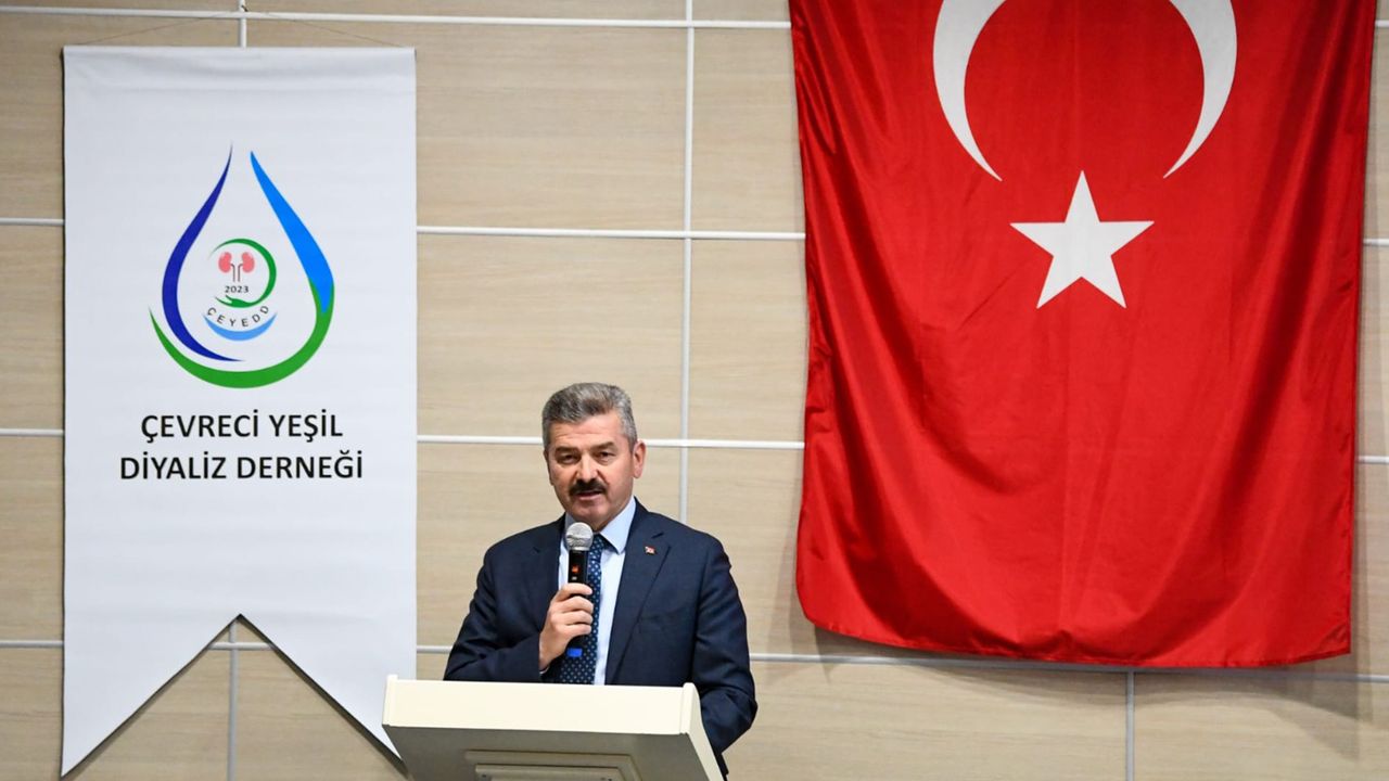 Vali Dr. Turan Ergün, 1. Nefroloji Sempozyumu'na Katıldı