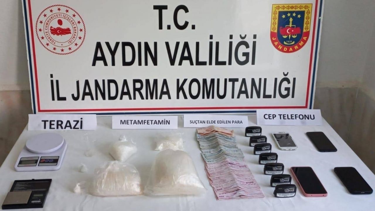 Aydın'da 1 kilo 689 gram sentetik uyuşturucu ele geçirildi, 1 kişi tutuklandı