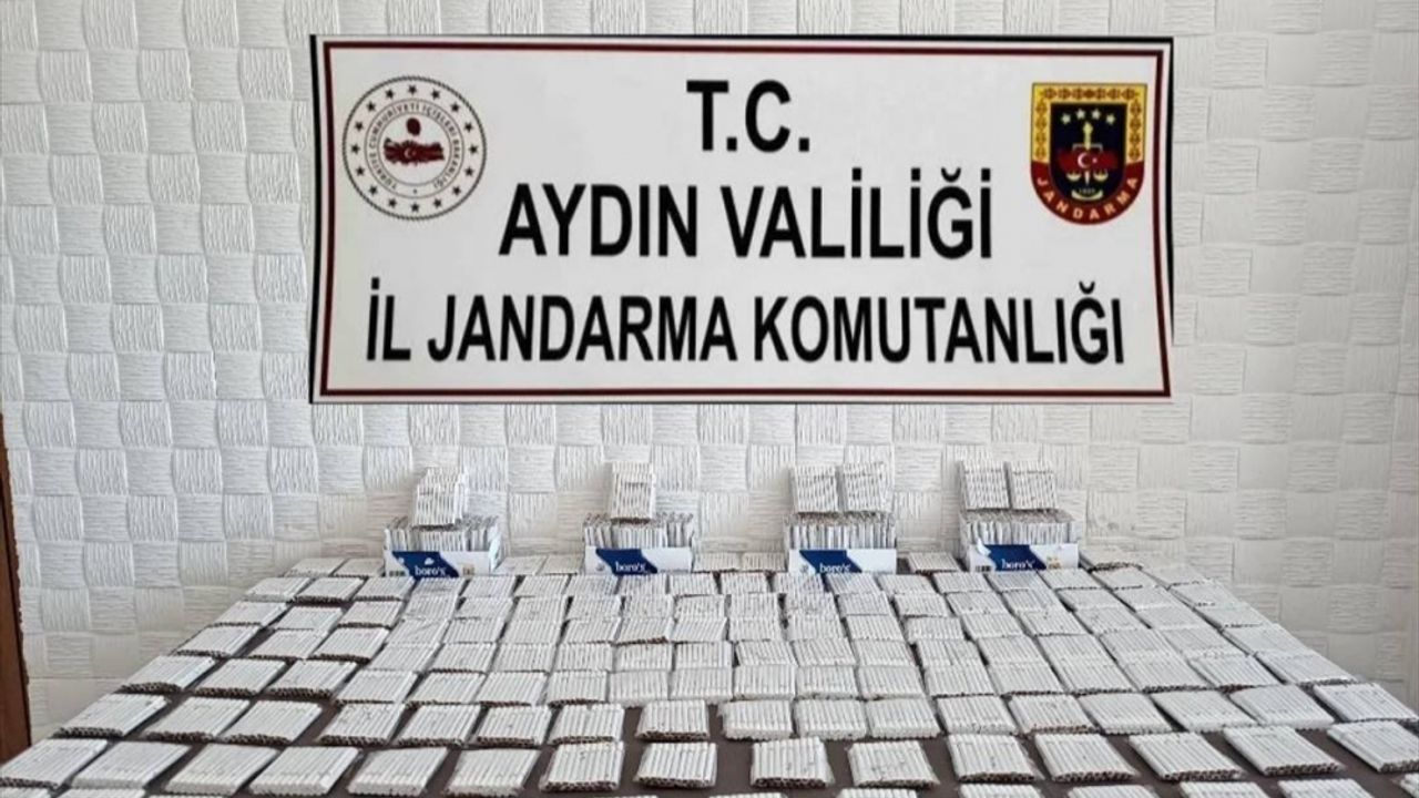 Aydın'da 212 paket gümrük kaçağı sigara ele geçirildi