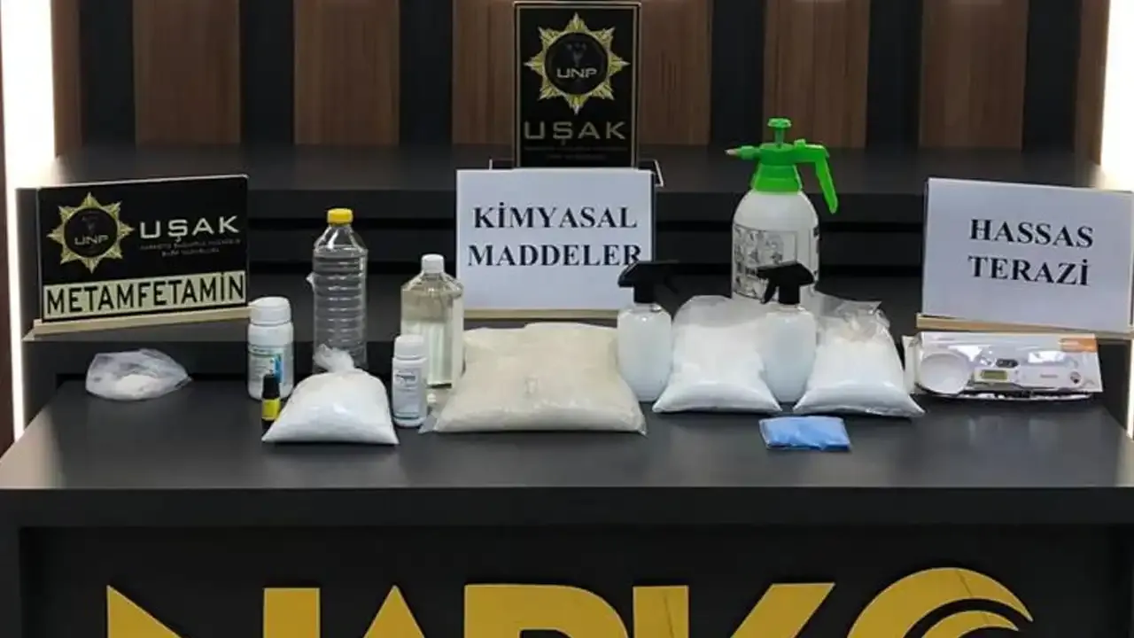 Uşak'ta uyuşturucu operasyonu 10 kişi tutuklandı
