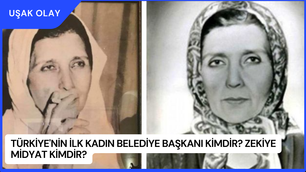Türkiye'nin İlk Kadın Belediye Başkanı Kimdir? Zekiye Midyat Kimdir?
