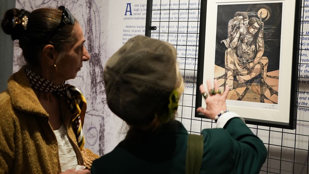 Filistinli sanatçıların eserleri İzmir'de sanatseverlerle buluştu