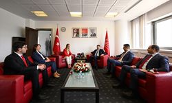 ANKARA -CHP Genel Merkezi'nde partiler arası bayramlaşma (6)