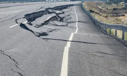 3 Ay Önce Açılan Uşak Güney Çevre Yolu Çöktü!