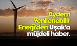 Aydem Yenilenebilir Enerji’den Uşak’a Müjdeli Haber