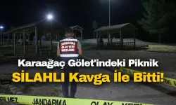 Uşak'ta Karaağaç Gölet'indeki Piknik Kavga İle Bitti!