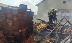 Ulubey'de Ahırda Çıkan Yangında 1 Büyükbaş Hayvan Telef Oldu!