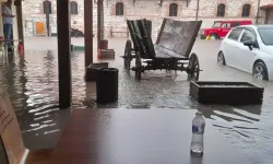 Uşak Belediye Kent Müzesi sular altında kaldı!