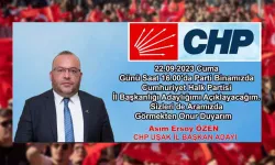 Uşak CHP'de İl Başkanlığı için Asım Ersoy Özen adaylığını açıkladı