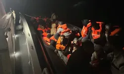 İzmir'deki "Kalkan-15" operasyonlarında 40 düzensiz göçmen yakalandı