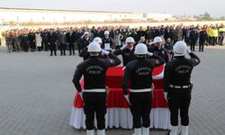 Aydın'da vefat eden polis memuru için tören düzenlendi