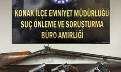 Konak'ta evinde uyuşturucu madde ve silah ele geçirilen kişi gözaltına alındı