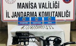 Manisa'da antik kentte dedektörle arama yapan kişi gözaltına alındı