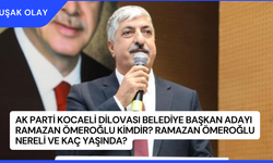 AK Parti Kocaeli Dilovası Belediye Başkan Adayı Ramazan Ömeroğlu Kimdir? Ramazan Ömeroğlu Nereli ve Kaç Yaşında?