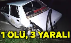 İki Otomobil Çarpıştı Osman Kaymak Öldü, 3 Kişi Yaralandı