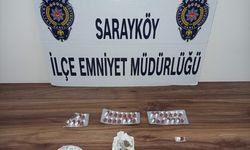 Denizli'de uyuşturucu bulunan otomobildeki 2 şüpheliden 1'i tutuklandı