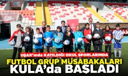 Uşak’ında Katıldığı Okul Sporlarında Futbol Grup Müsabakaları Kula’da Başladı