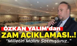 Uşak Belediye Başkanı Yalım'dan Zam Açıklaması: "Milletin Malını Satmışsınız!"