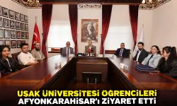 Uşak Üniversitesi Öğrencileri Afyonkarahisar'ı Ziyaret Etti