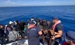 Fethiye açıklarında 33 düzensiz göçmen yakalandı
