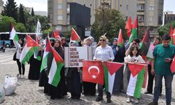 Salihli'de "Gazze için ateşkes" etkinliği düzenlendi