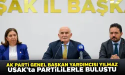 AK Parti Genel Başkan Yardımcısı Yılmaz, Uşak'ta Partililerle Buluştu