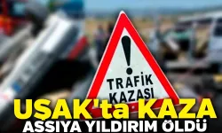 Uşak'ta Kaza Assıya Yıldırım Öldü