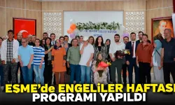 Eşme’de Engeliler Haftası Programı Yapıldı