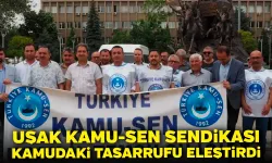 Uşak Kamu-Sen Sendikası Kamudaki Tasarrufu Eleştirdi