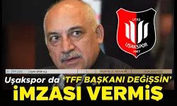Uşakspor da 'TFF Başkanı Değişsin' İmzasını Attı..
