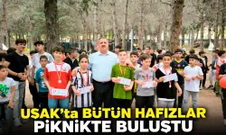 Uşak'ta Bütün Hafızlar Piknikte Buluştu