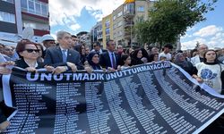 Soma'da Maden Şehitlerini Anma Yürüyüşü düzenlendi