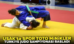 Uşak'ta Spor Toto Minikler Türkiye Judo Şampiyonası Başladı