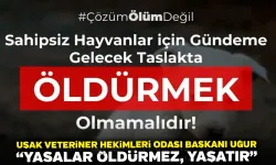 Uşak Veteriner Hekimleri Odası Başkanı Uğur “Yasalar Öldürmez, Yaşatır”