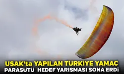 Uşak'ta Yapılan Türkiye Yamaç Paraşütü  Hedef Yarışması Sona Erdi