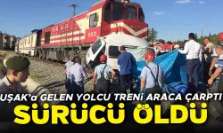 Uşak'a Gelen Yolcu Treni Otomobile Çarptı: Yaşar Ercan Hayatını Kaybetti