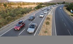 Muğla'da tatilcilerin dönüşü nedeniyle trafikte yoğunluk yaşanıyor