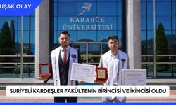 Suriyeli Kardeşler Fakültenin Birincisi ve İkincisi Oldu