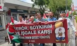 Uşak’ta Doktorlar Gazze İçin Sessiz Yürüyüşe Devam Ediyor