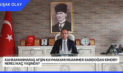 Kahramanmaraş Afşin Kaymakamı Muammer Sarıdoğan Kimdir? Nereli Kaç Yaşında?