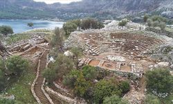 Amos'un antik tiyatrosundaki kazılar bu yıl sonunda tamamlanacak