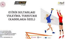 Uşak'ta Evinin Sultanları Voleybol Turnuvası Düzenleniyor