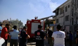 Fethiye'de çıkan yangın evde hasara neden oldu