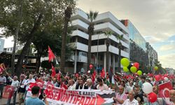 Denizli'de, İsrail'in Filistin'e yönelik saldırıları protesto edildi