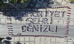 Denizlili öğrencilerden Cumhuriyet'in 101. yılına özel koreografi