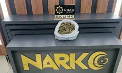 Uşak'ta Uyuşturucu Operasyonu: 1050 Gram Skunk Ele Geçirildi