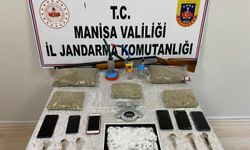 Manisa'da uyuşturucu operasyonunda yakalanan 38 zanlıdan 8'i tutuklandı