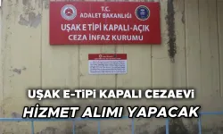 Uşak E Tipi Kapalı Cezaevi Personel Taşıma Servisi Hizmeti Alacak